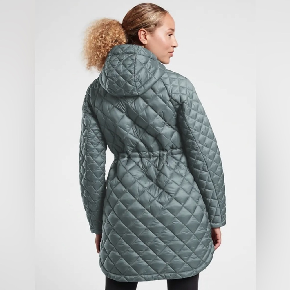 ATHLETA Whisper Featherless Parka Jacket SP Small Petite S P | Coat 981582